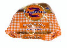 slide 1 of 1, Zomick's Challah Breakaway Plain, 17 oz