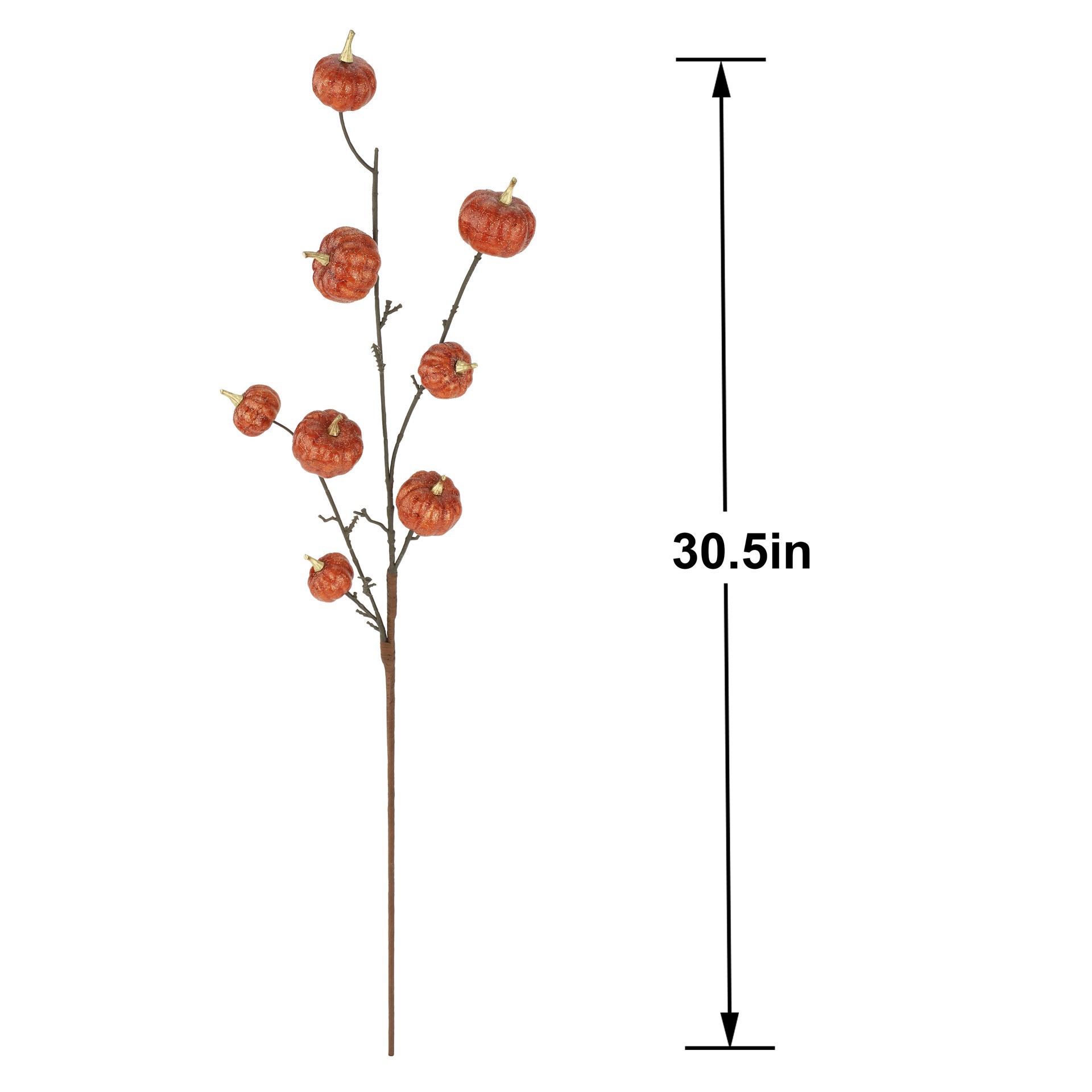slide 2 of 3, 30.5" Dark Orange Pumpkin Stem By Ashland, 30.5 in