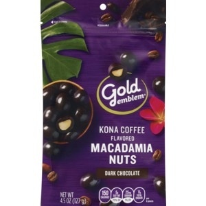 slide 1 of 1, CVS Gold Emblem Gold Emblem Kona Coffee Flavored Macadamia Nuts With Dark Chocolate, 4.5 Oz, 4.5 oz