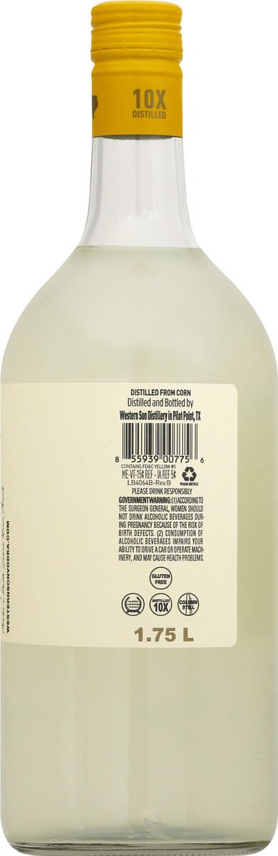 slide 8 of 10, Western Son Vodka Lemon, 1 ct
