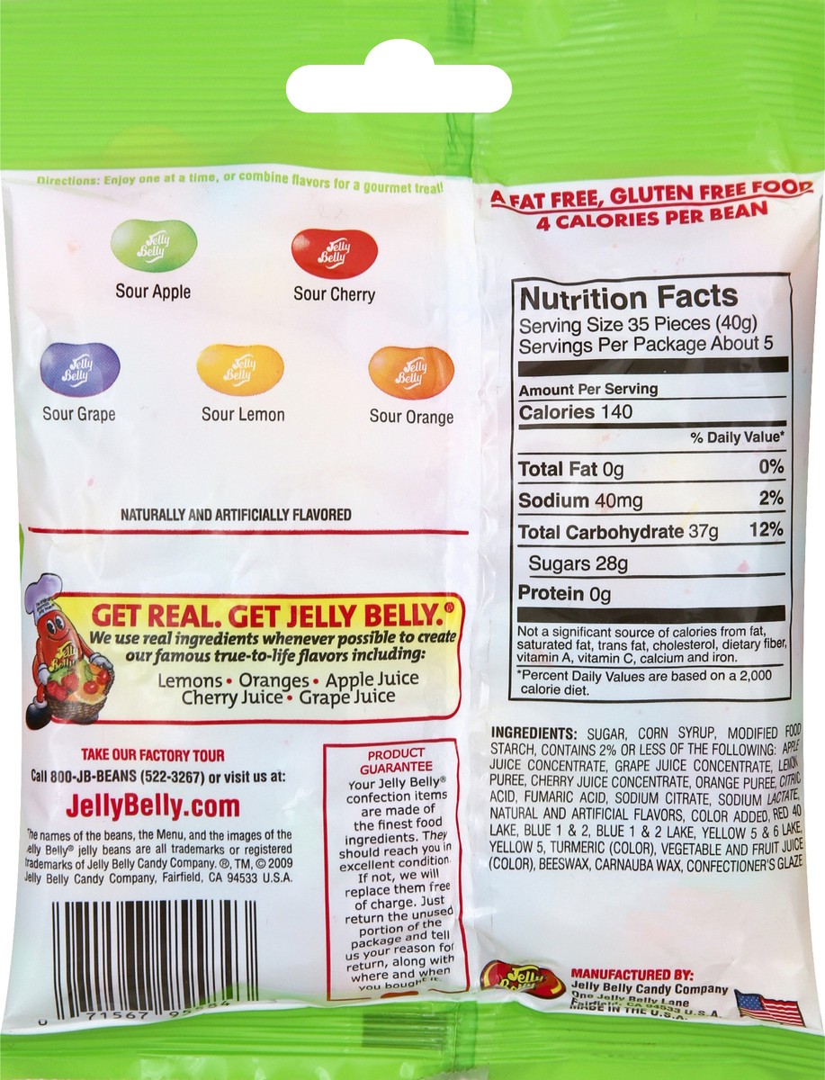 slide 8 of 9, Jelly Belly Sours Jelly Beans, 7 oz