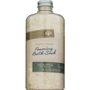 slide 1 of 1, Essence Of Beauty Foaming Bath Soak Eucalyptus With Mint Oil, 16 oz