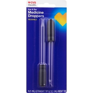 slide 1 of 1, CVS Health Eye And Ear Medicine Droppers, 2 ct