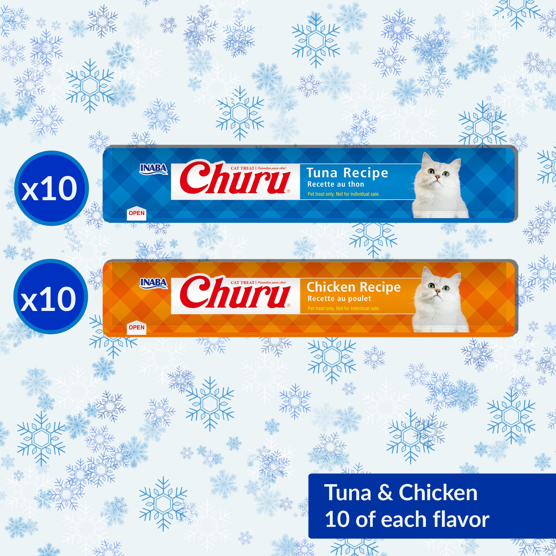 slide 3 of 9, Inaba Treat Cat Churu 20C, 10 oz