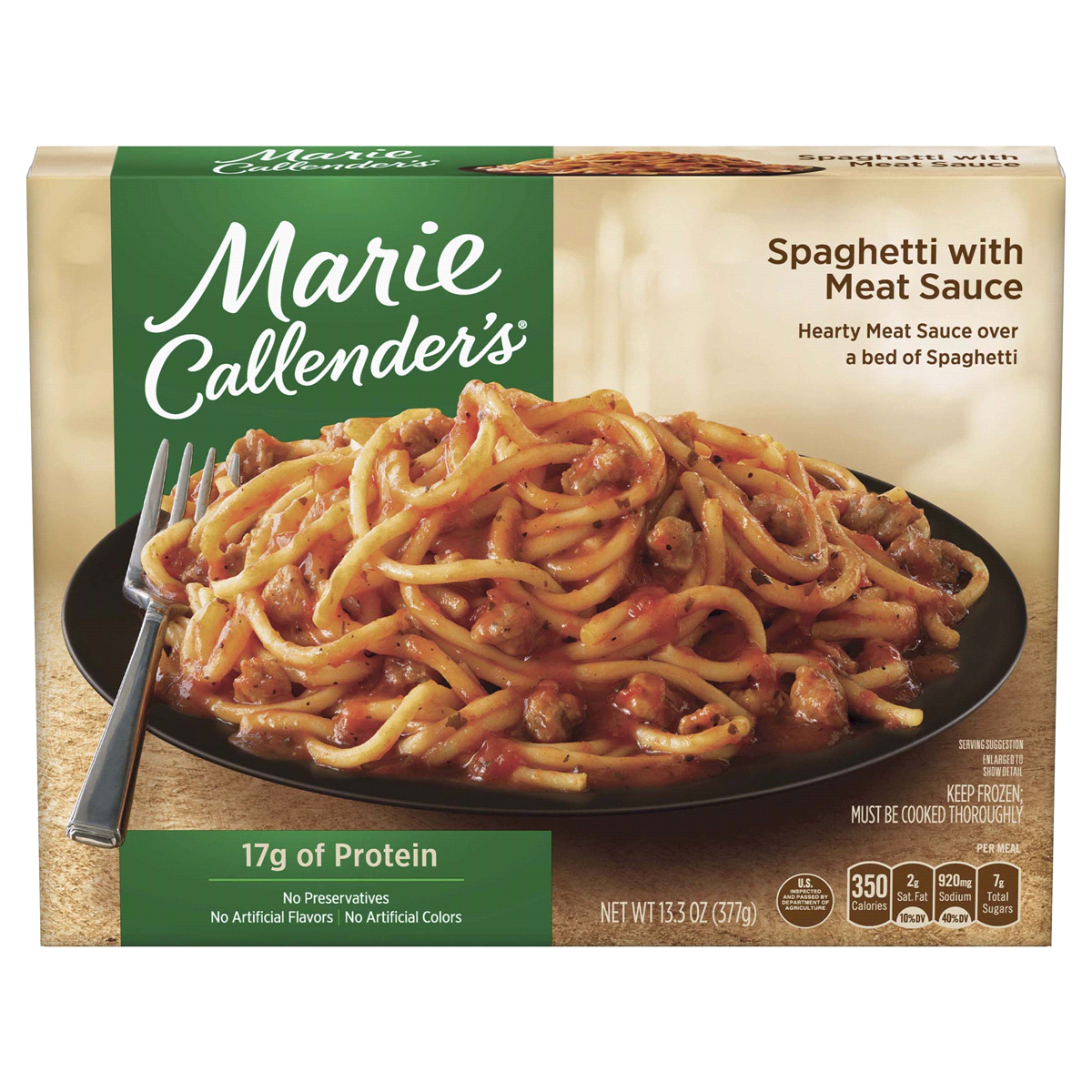 slide 1 of 10, Marie Callender's Spaghetti With Meat Sauce, 15 oz