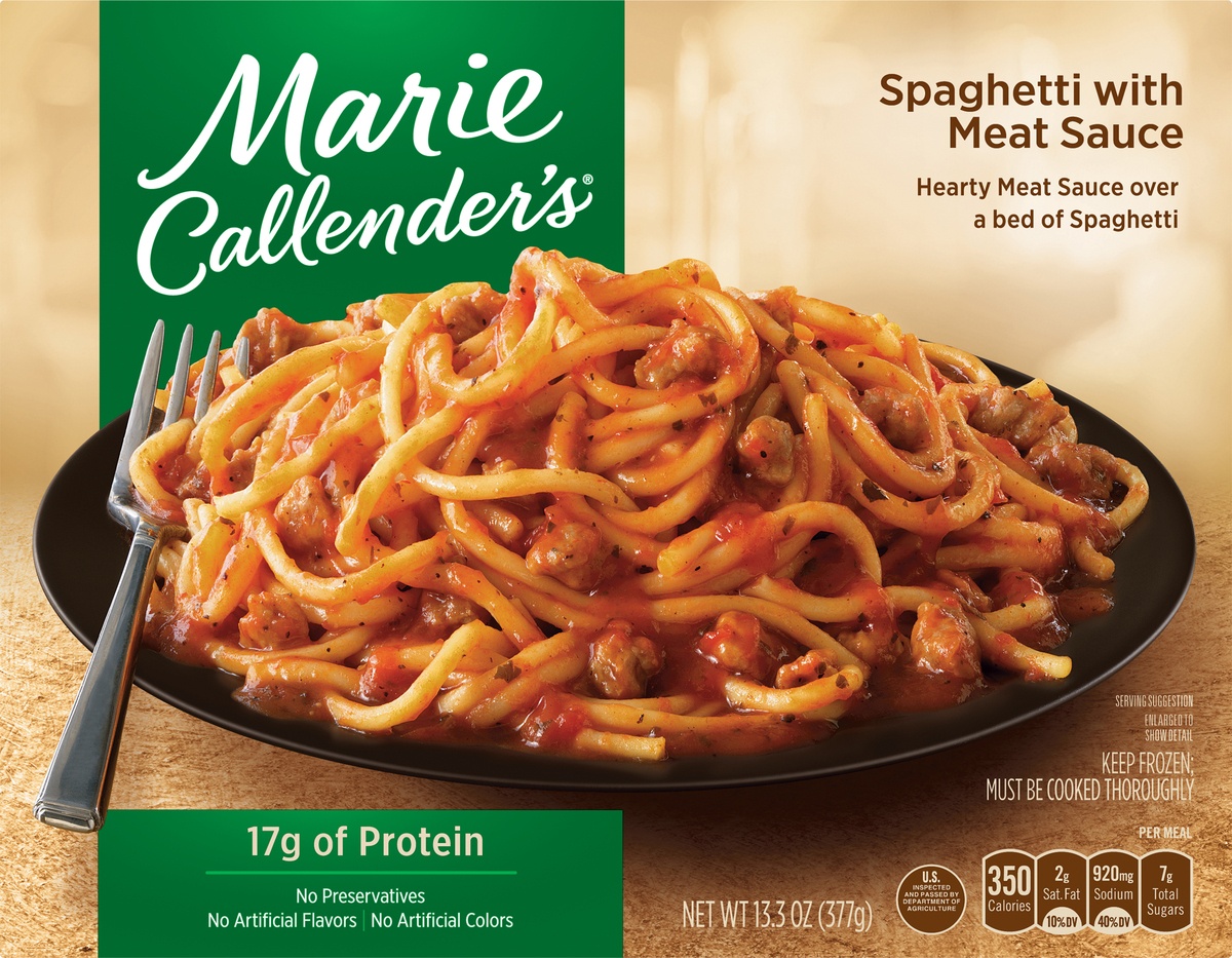 slide 9 of 10, Marie Callender's Spaghetti With Meat Sauce, 15 oz