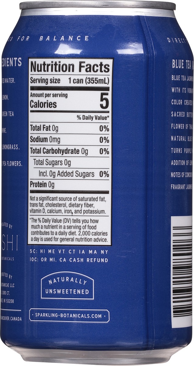 slide 2 of 13, Rishi Blue Jasmine Sparkling Tea, 12 oz