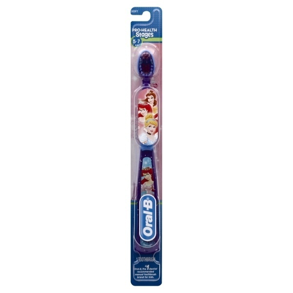 slide 1 of 1, Oral-B Toy Story & Disney Princess Kids Toothbrush, 1 ct