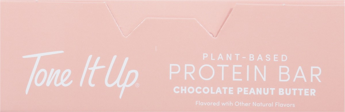 slide 5 of 9, Tone It Up Plant-Based Chocolate Peanut Butter Protein Bar 4 - 1.41 oz Bars, 4 ct