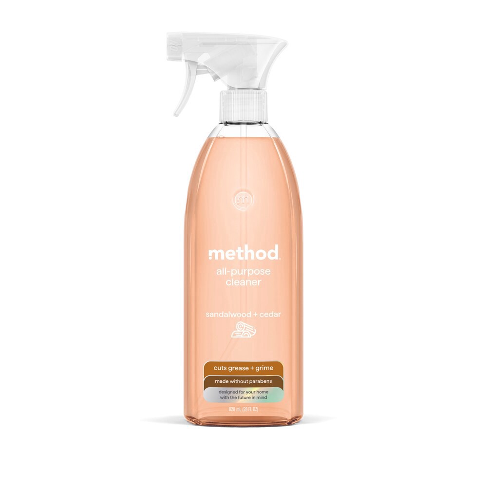 slide 1 of 1, Method All Purpose Cleaner - Sandalwood + Cedar, 28 fl oz