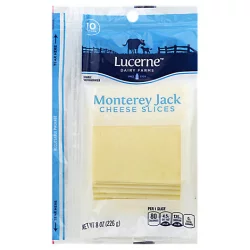 Lucerne Dairy Farms Lucerne Cheese Slices Monterey Jack