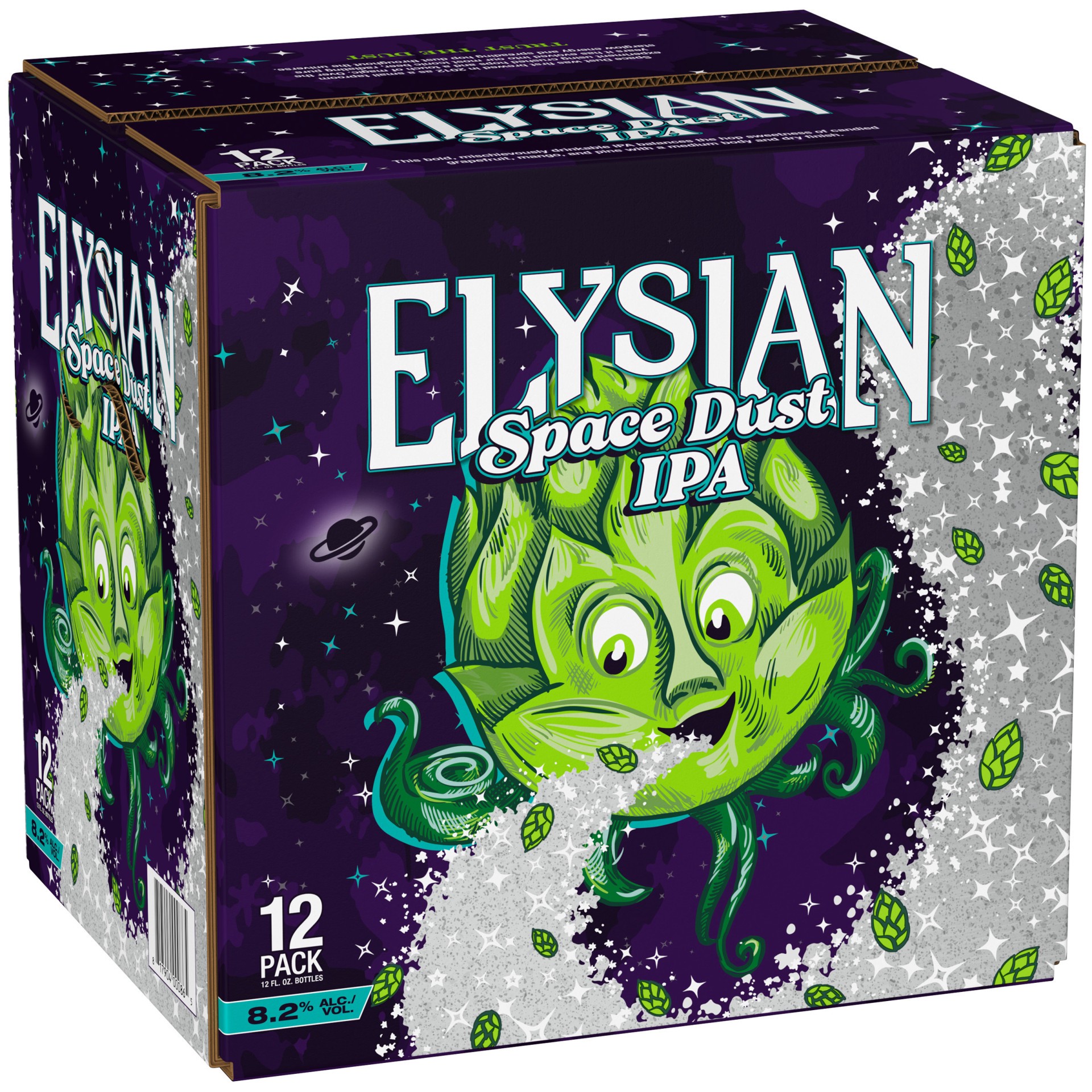 slide 1 of 5, Elysian Space Dust IPA Craft Beer, India Pale Ale, 12 Pack Beer, 12 FL OZ Bottles, 144 fl oz