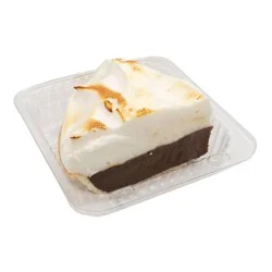 Chocolate Meringue Pie, Slice