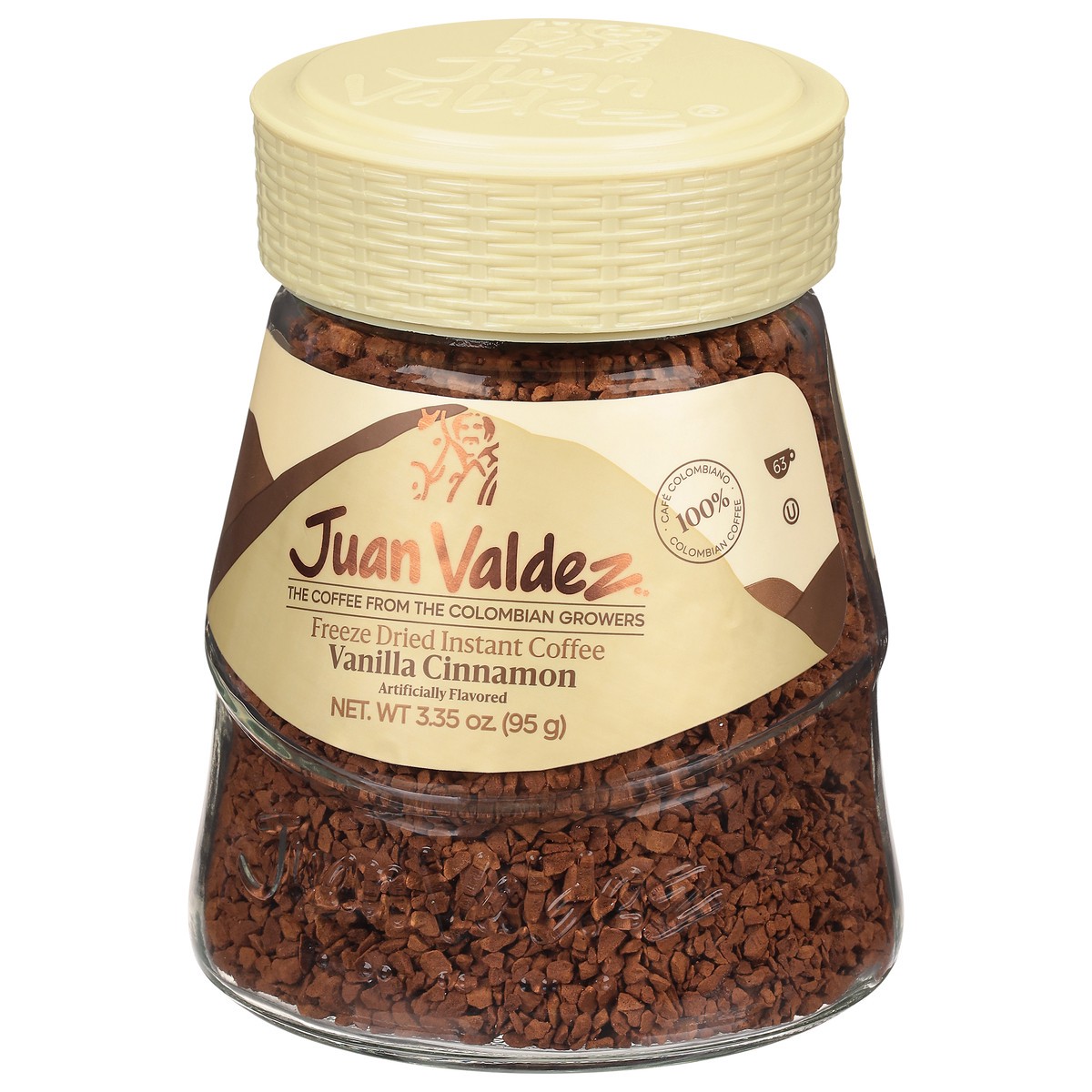 Juan Valdez Freeze Dried Vanilla Cinnamon Instant Coffee 3.35 oz 1 ct