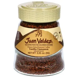 Juan Valdez Freeze Dried Vanilla Cinnamon Instant Coffee 3.35 oz