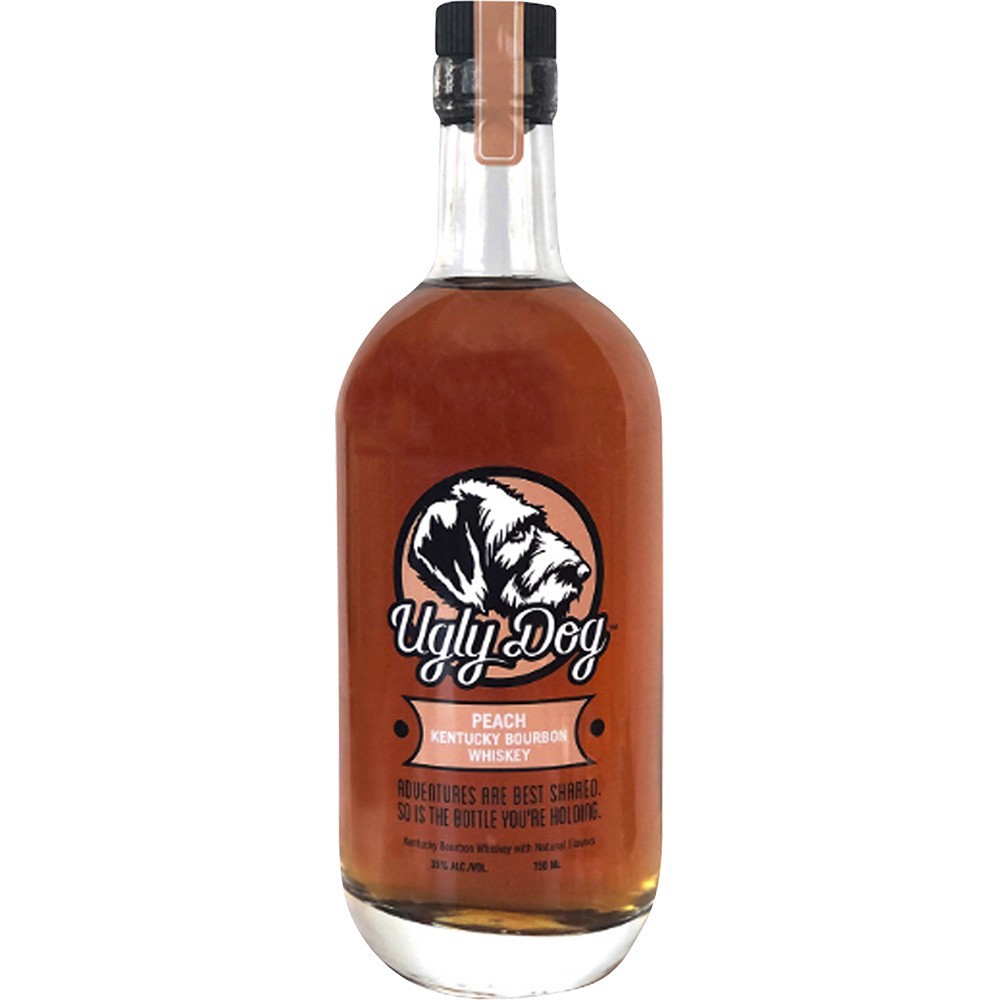 slide 1 of 1, Ugly Dog Peach Bourbon, 750 ml