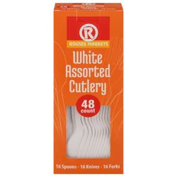 Rouses Markets White Assorted Cutlery 48 ea