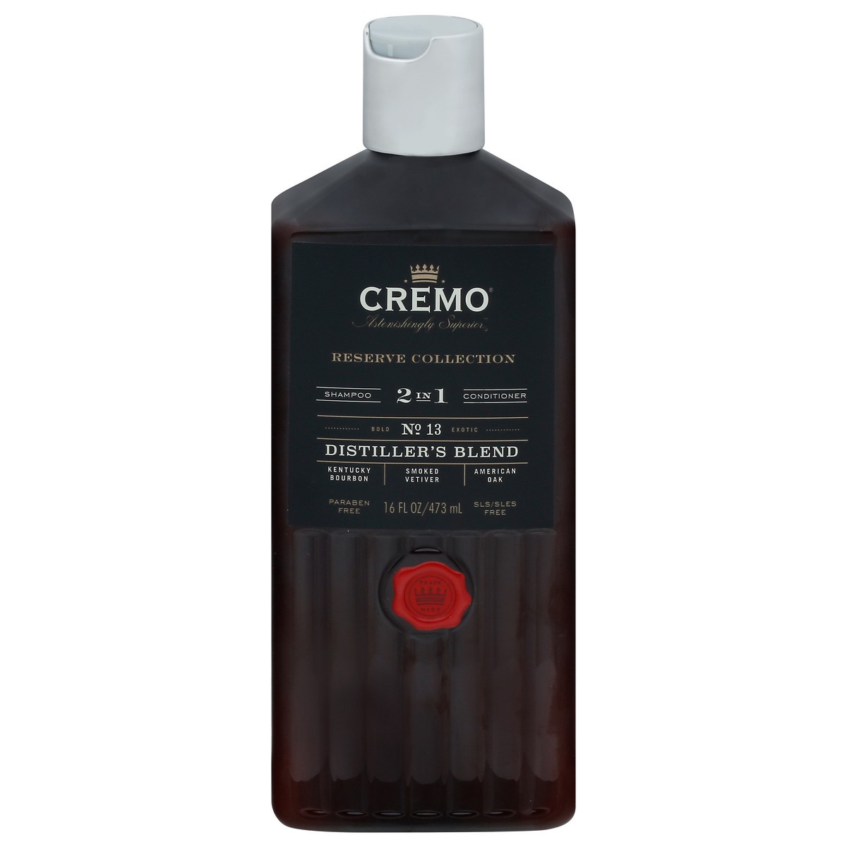 slide 1 of 1, Cremo Cream 2 in 1 Shampoo and Conditioner Distiller's Blend, 16 oz