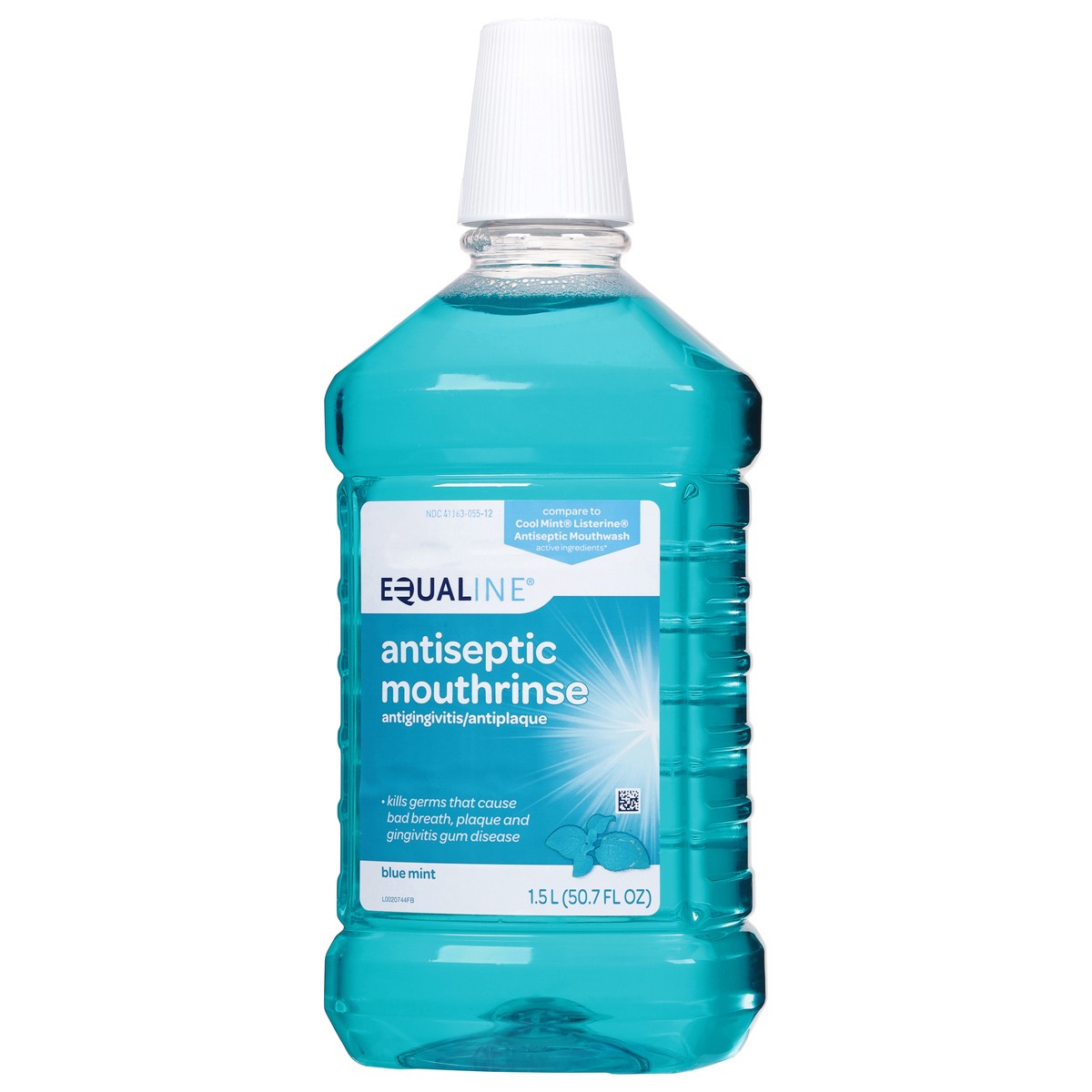 slide 7 of 9, Equaline Blue Mint Mouth Rinse, 1.5 liter