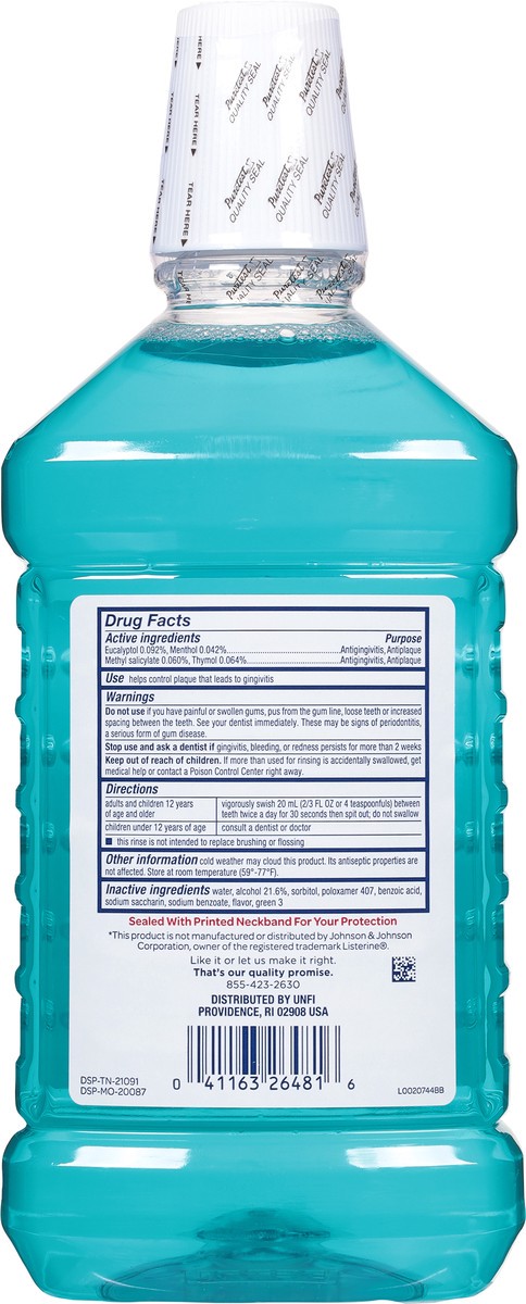 slide 4 of 9, Equaline Blue Mint Mouth Rinse, 1.5 liter