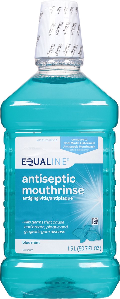 slide 5 of 9, Equaline Blue Mint Mouth Rinse, 1.5 liter