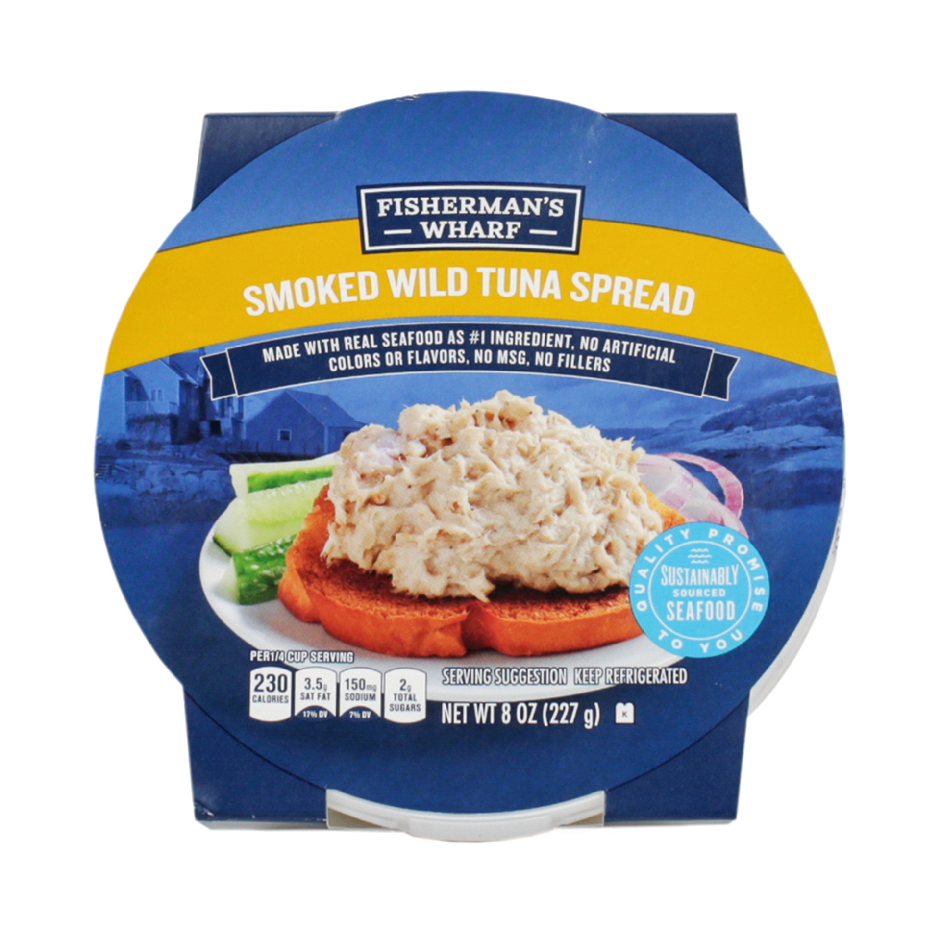 slide 1 of 1, Fisherman's Wharf Smoked Tuna Spread, 8 oz