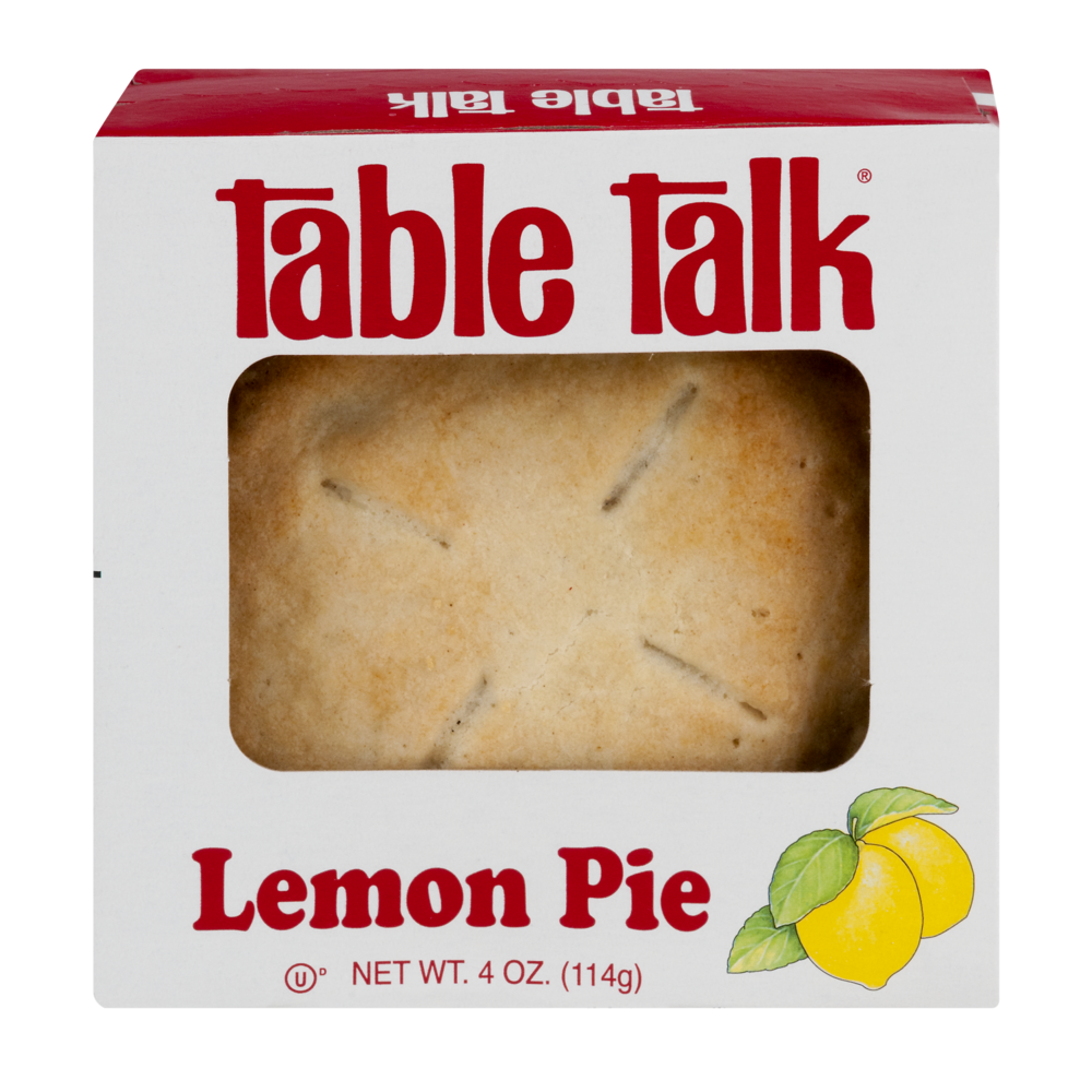 slide 1 of 1, Table Talk Lemon Pie, 4 oz
