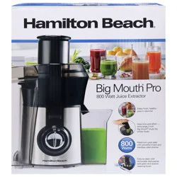 Hamilton Beach Big Mouth Pro Juice Extractor - Black/Silver