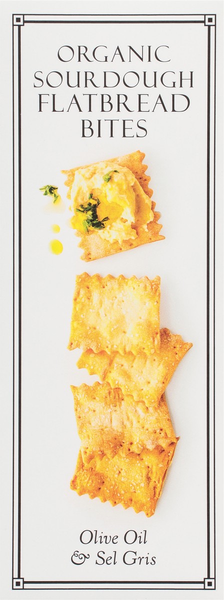 slide 4 of 15, Rustic Bakery Flatbread Bites Olive Oil & Sel Gris, 4 oz