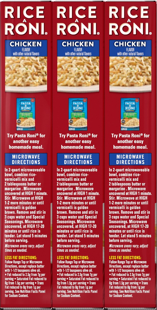 slide 2 of 6, Rice-A-Roni Rice, Chicken Flavor, 3 ct