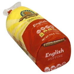 Kinnikinnick Foods Gluten Free Tapioca Rice English Muffins