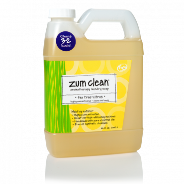 slide 1 of 1, Zum Clean Laundry Soap, Aromatherapy, He, Tea Tree-Citrus, 32 oz