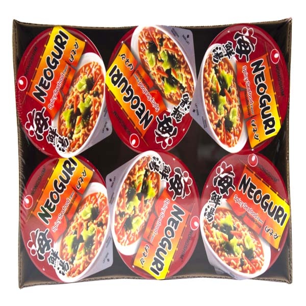 slide 1 of 1, Nongshim Neoguri Spicy Cup Box, 15.8 oz