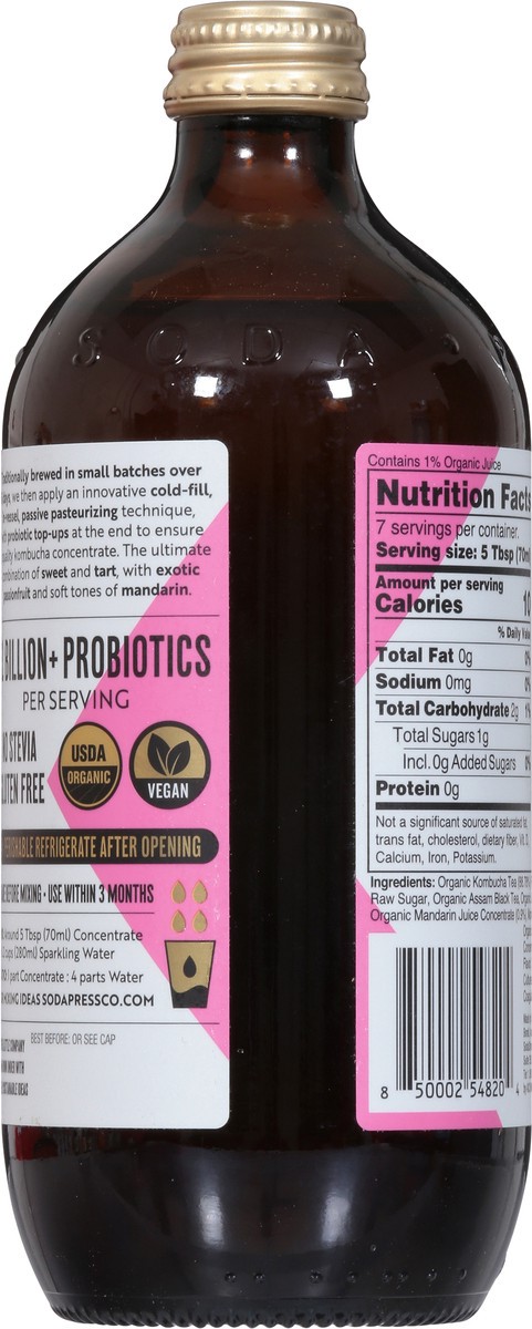 slide 2 of 9, Soda Press Co. Organic Passionfruit & Mandarin Kombucha Concentrate 16.9 fl oz, 16.9 fl oz