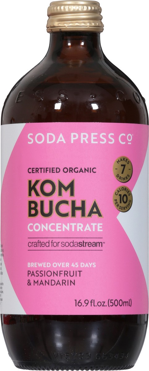 slide 3 of 9, Soda Press Co. Organic Passionfruit & Mandarin Kombucha Concentrate 16.9 fl oz, 16.9 fl oz