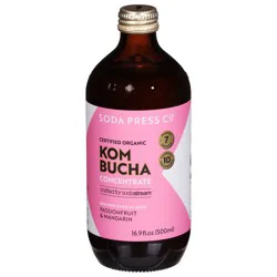 Soda Press Co. Organic Passionfruit & Mandarin Kombucha Concentrate 16.9 fl oz