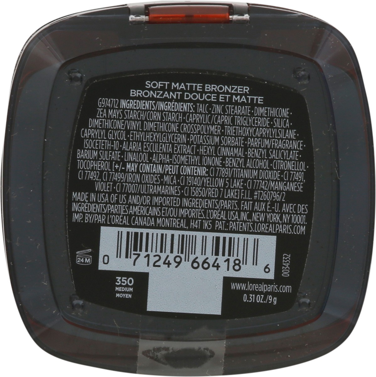 slide 8 of 9, L'Oréal Infallible Bronzer Medium, 1 ct