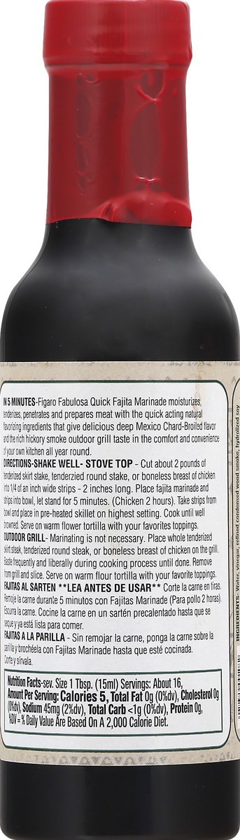 slide 5 of 9, Figaro The Original Quick Fajitas Marinade 8 oz, 8 oz