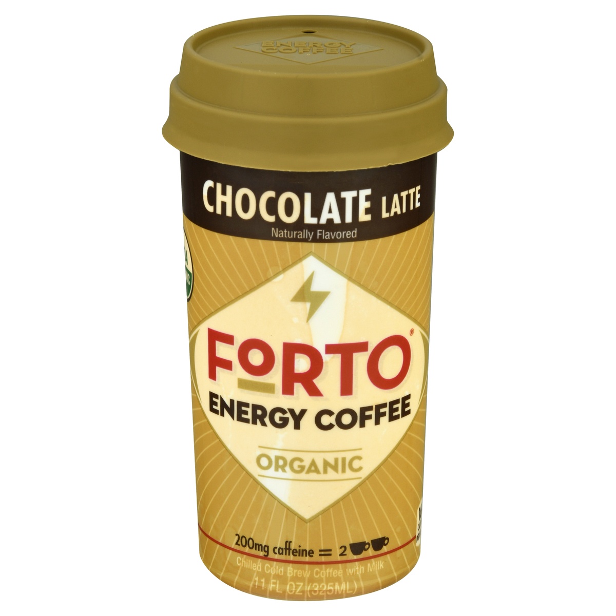 slide 1 of 1, Forto Chocolate Coffee Latte, 11 oz