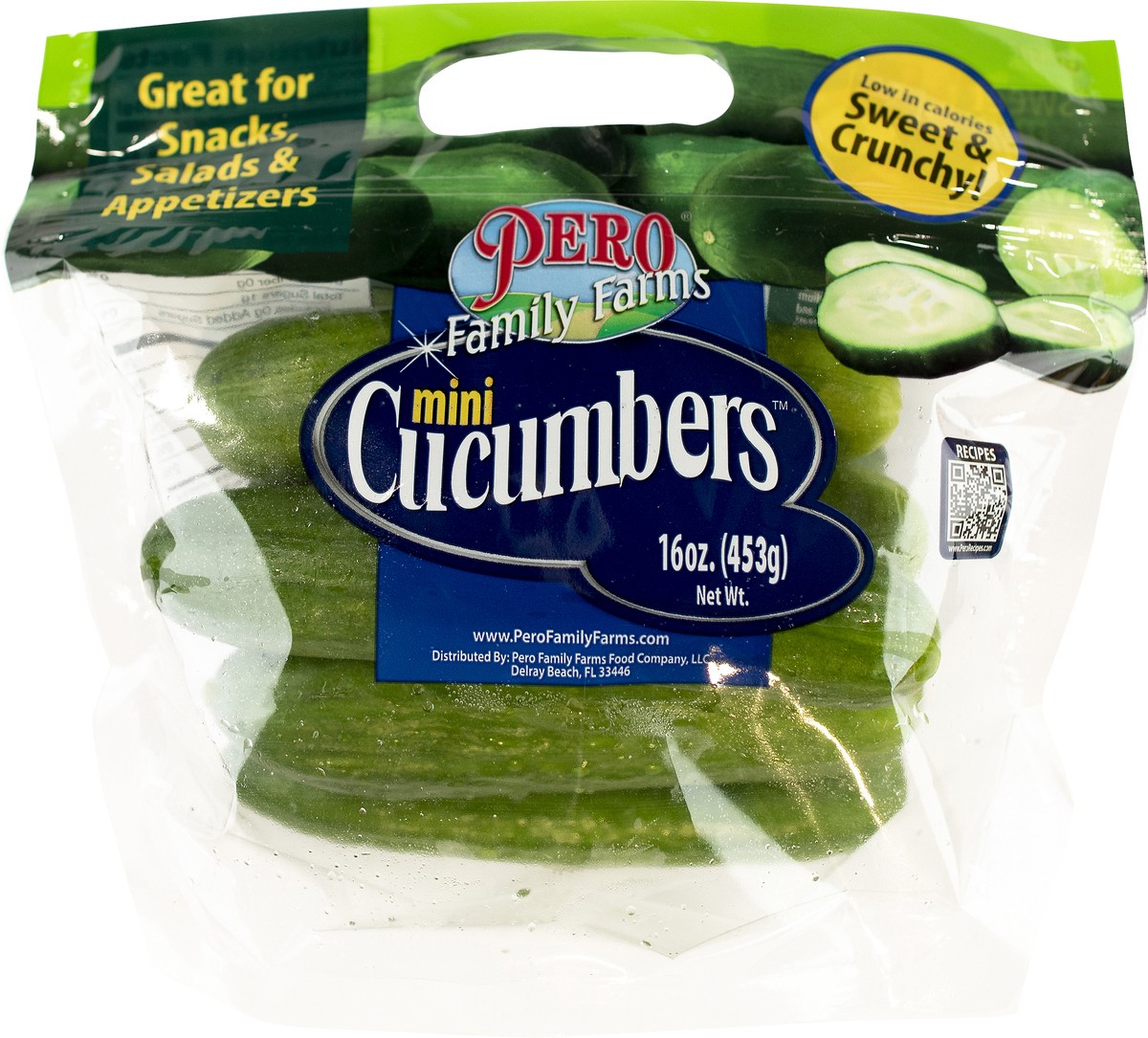 slide 3 of 12, Pero Family Farms Mini Cucumbers 16 oz, 16 oz