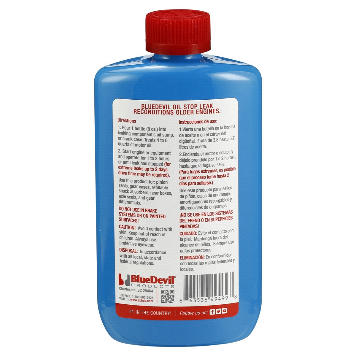 slide 3 of 5, BLUEDEVIL Blue Devil Oil Stop Leak, 8 oz