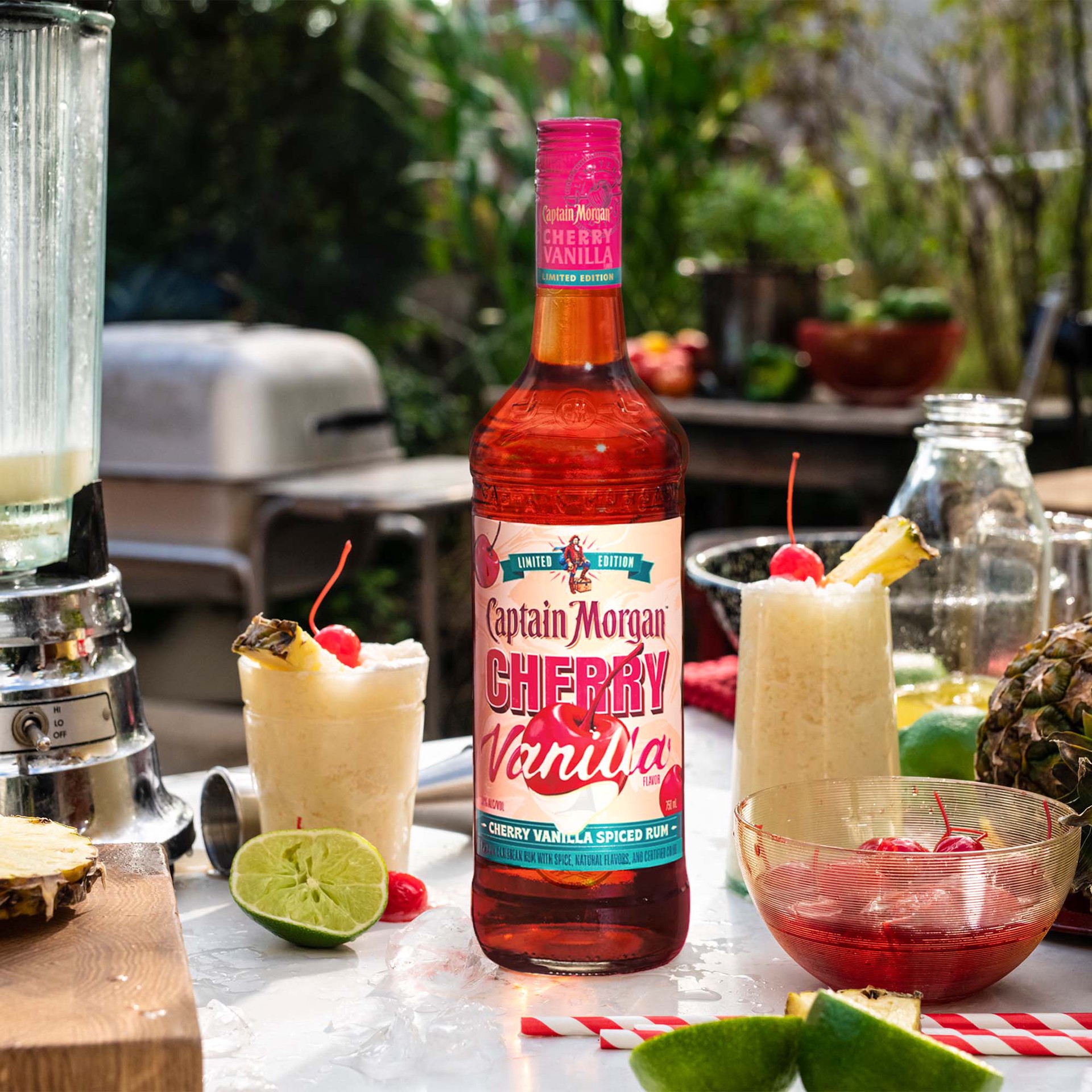 slide 6 of 6, Captain Morgan Cherry Vanilla Pet, 750 ml