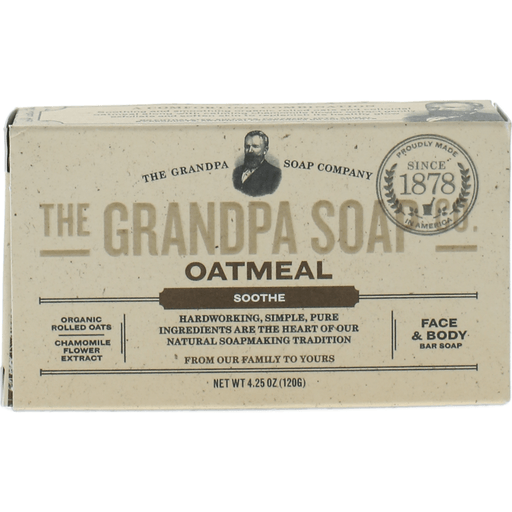 slide 1 of 1, The Grandpa Soap Co. Grandpa's Old Fashioned Oatmeal Bar Soap, 4.25 oz