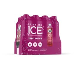 Sparkling ICE 12 Pack Zero Sugar Black Raspberry Sparkling Water 12 ea