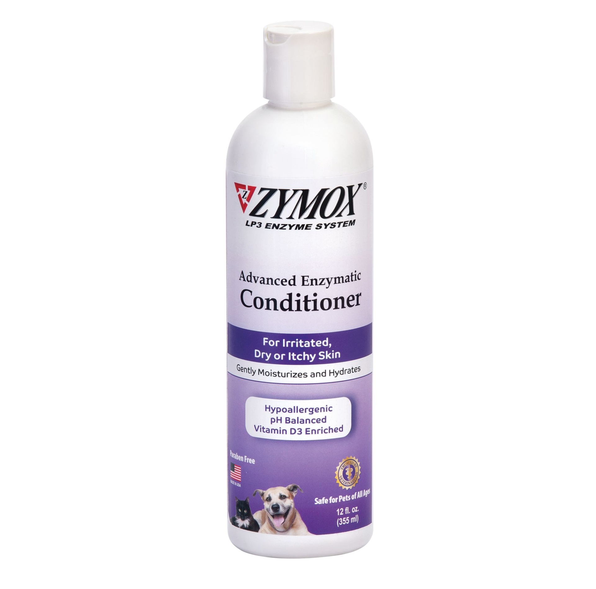 slide 1 of 1, Zymox Advanced Enzymatic Pet Conditioner, 12 fl oz