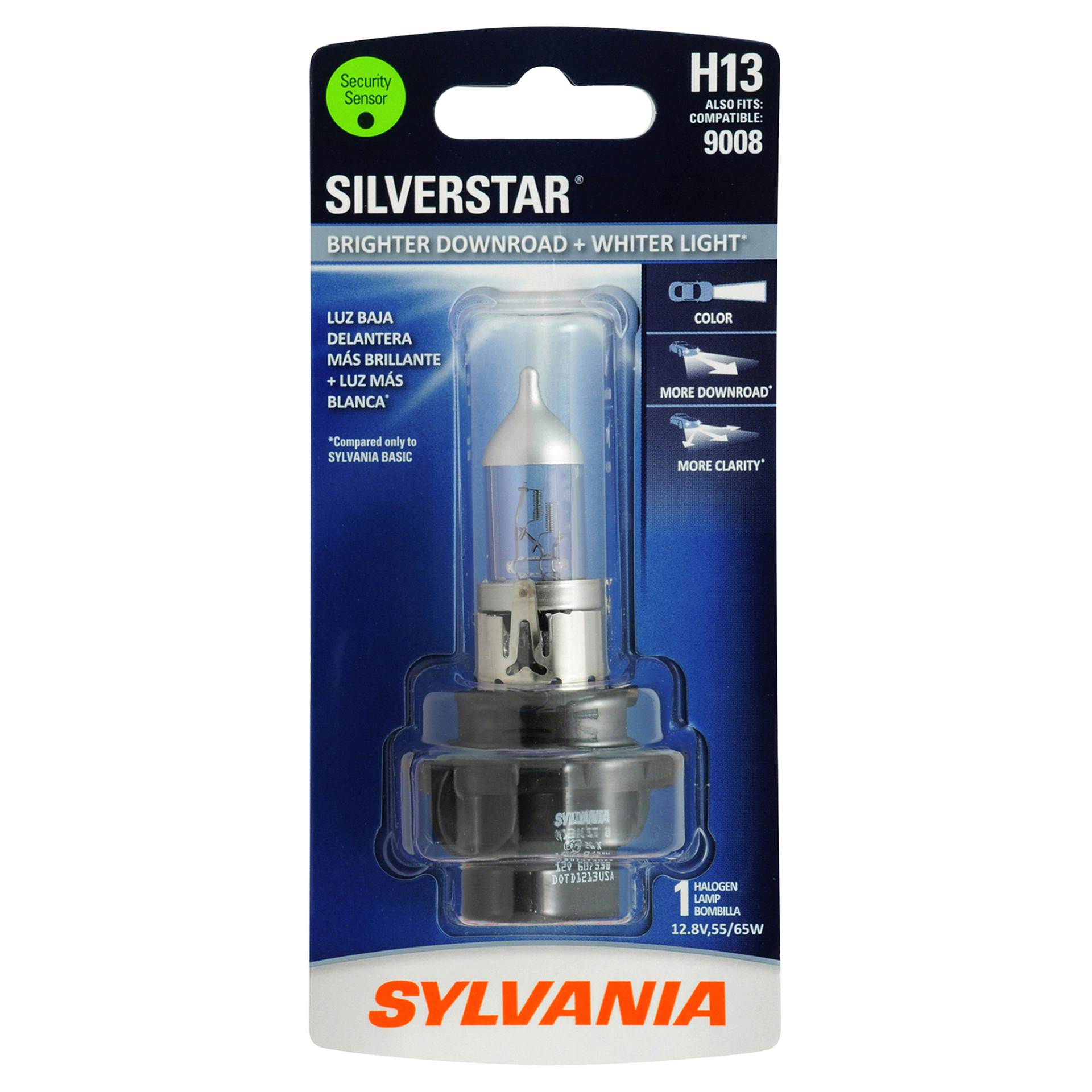 slide 1 of 6, Sylvania H13 SilverStar Headlight, 1 ct