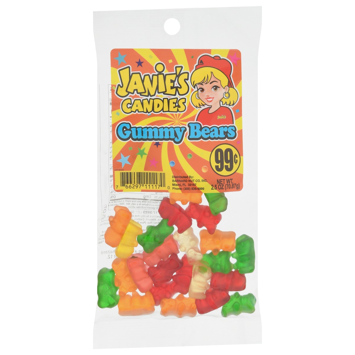 slide 9 of 9, Janie's Candies Gummy Bears 2.5 oz, 2.5 oz