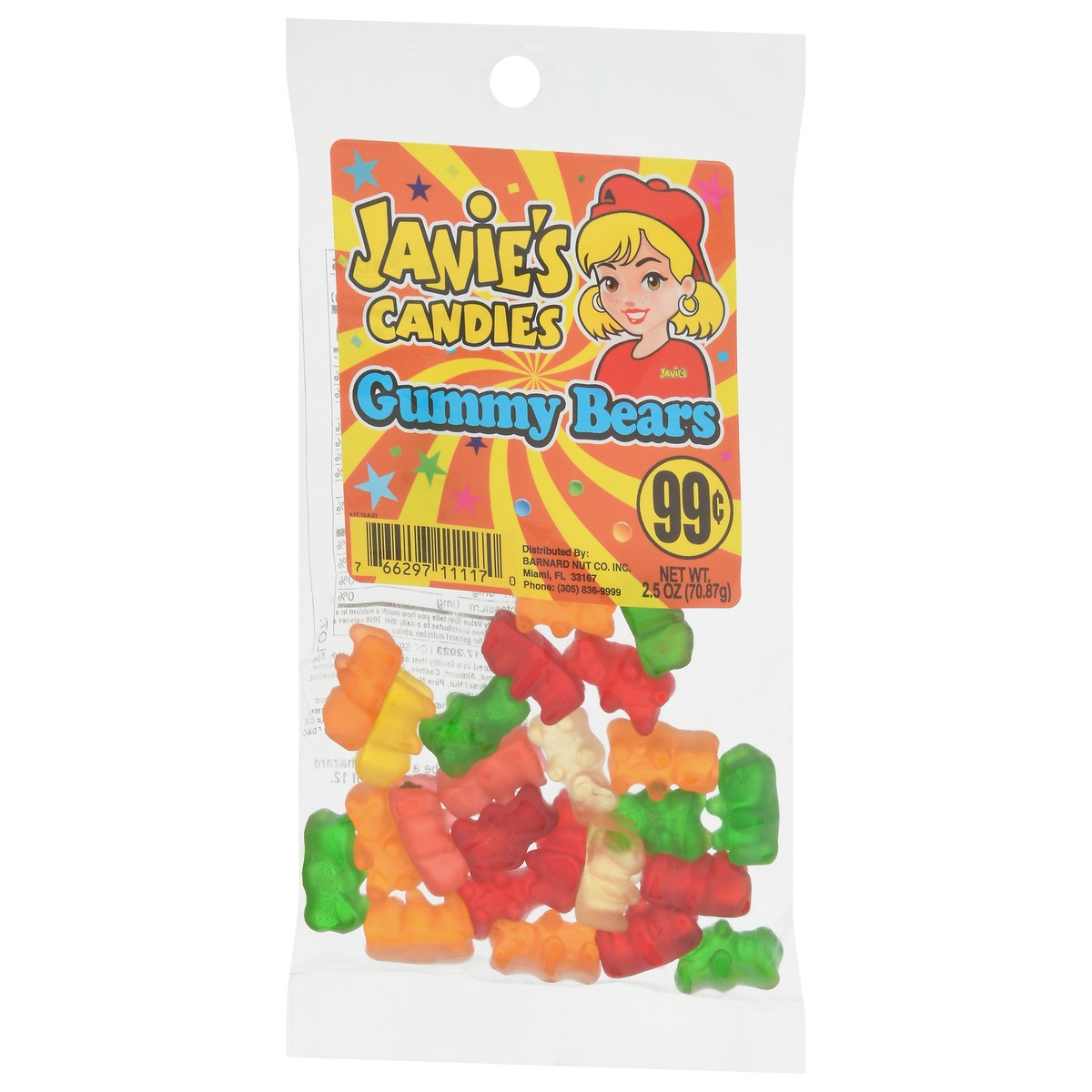 slide 6 of 9, Janie's Candies Gummy Bears 2.5 oz, 2.5 oz