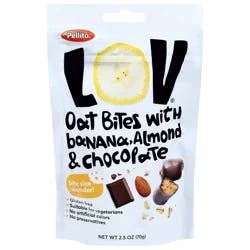 Pellito Lov Oat Bites with Banana Almond & Chocolate 2.5 oz