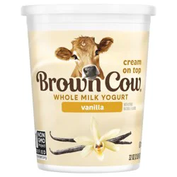 Brown Cow Cream Top Vanilla Whole Milk Yogurt